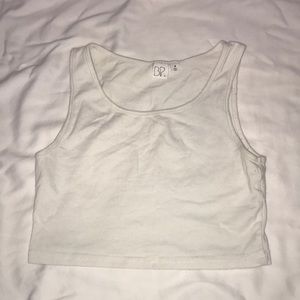 White crop tank